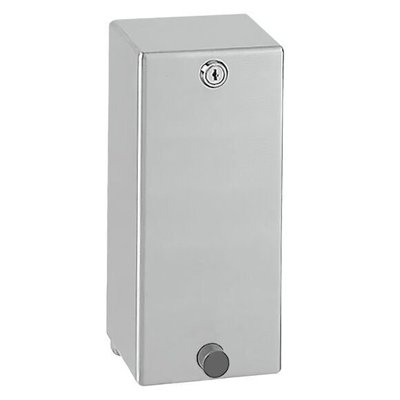 Wandhalterung für Seifenspender vandalensicher 1000 ml KWC Heavy Duty, mattierte Edelstahl