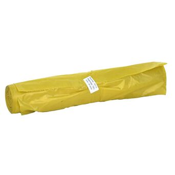 Bolsas de basura LDPE de 120 litros, 25 unidades, amarillas