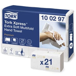 Tork Xpress Multifold Paper Towel 2-ply 2100 pcs extra soft white cellulose