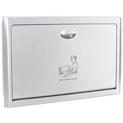 Faneco matte steel foldable horizontal baby changing station for children and infants