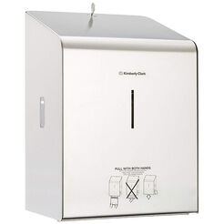 Spender für Kimberly Clark PROFESSIONAL Papiertuchrollen, mattierter Stahl