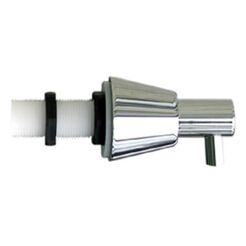 Dispensador de jabón líquido de pared cono Merida 1000 ml, acero inoxidable pulido