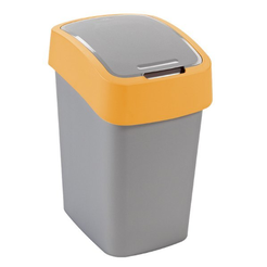 Mülltrennbehälter 9 Liter Curver FLIP BIN, orange Kunststoff