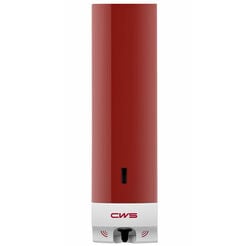 Automatický dávkovač pěnového mýdla CWS Hygiene 500 ml, červený ABS plast