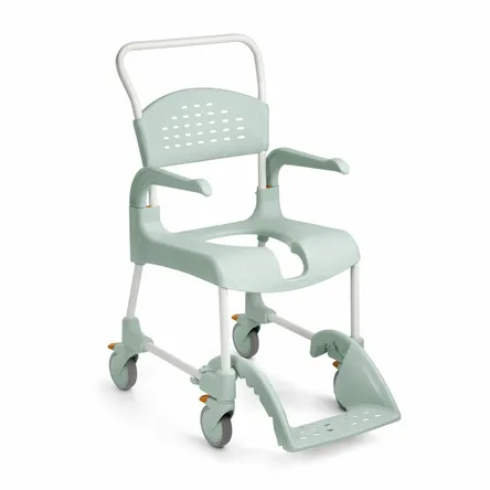 Etac Clean 49cm sea green shower and commode chair