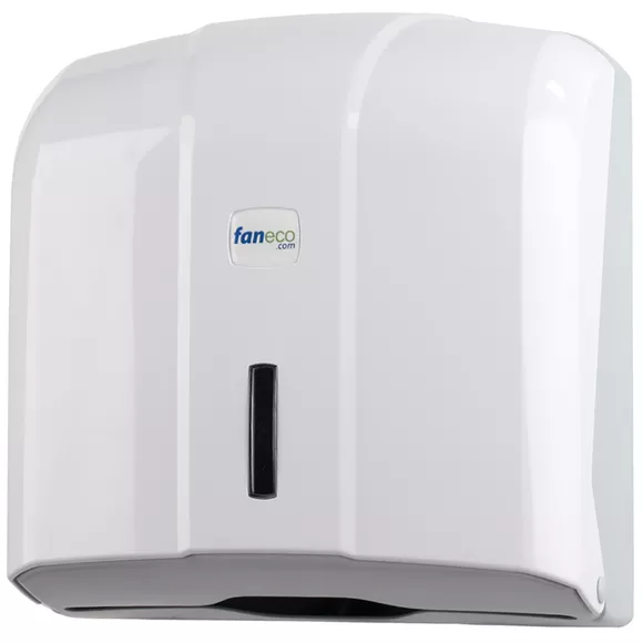 Podajnik na ręczniki papierowe ZZ POP Faneco, białe tworzywo ABS