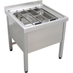 Sirius 600 × 650 × 598 mm standing economic sink by Franke