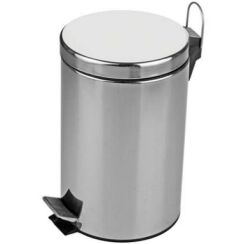 Trash bin with pedal 5 litres steel