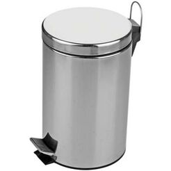 Trash bin with pedal 5 litres steel