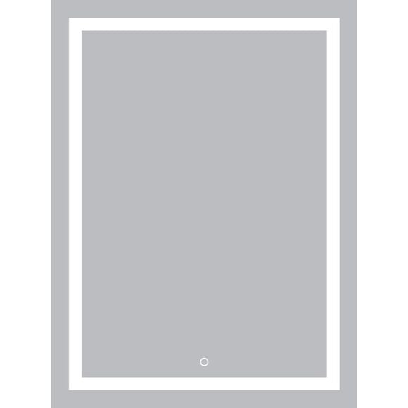 Zrkadlo Bravo s LED osvetlením 60 × 80 cm