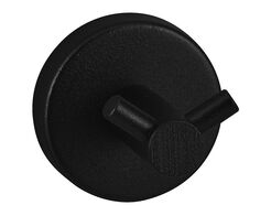 Vešiak do kúpeľne dvojitý Merida STELLA Black Line mosadz čierna