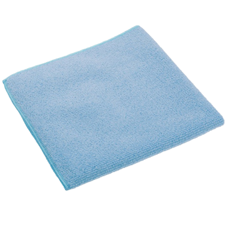 Delikatna niebieska szmatka do czyszczenia powierzchni zmywalnych Vileda Professional MicroTuff Base