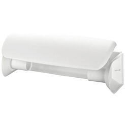 Open roll paper towel dispenser Bisk MASTERLINE, white ABS plastic