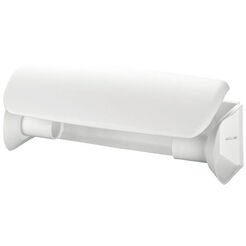 Dispensador de toallas de papel en rollo Bisk MASTERLINE de plástico blanco