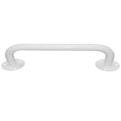 Asidero recto para personas con discapacidad Faneco ⌀ 25 mm, 80 cm, acero color blanco