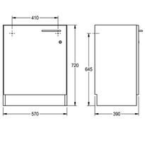 Szafka umywalkowa do klas szkolnych 