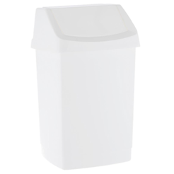 Odpadkový kôš 50 litrov Curver CLICK-IT, biely plast