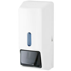 Dispensador de jabón de pared STANDARD Sanitario 0.8 litros plástico blanco