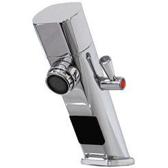 Infrared automatic wash-basin mixer tap chrome-plated brass 2×1/2"
