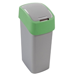 Abfalltrennbehälter 25 Liter Curver FLIP BIN, grüner Kunststoff