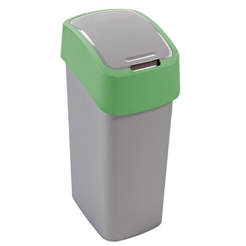 Mülltrennungskorb 25 Liter Curver FLIP BIN Kunststoff grün