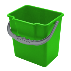 6 liter green cleaning cart bucket