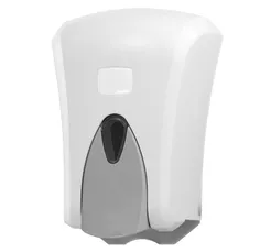 Dispensador de jabón líquido Sanitario ESTE 1000 ml, plástico blanco ABS