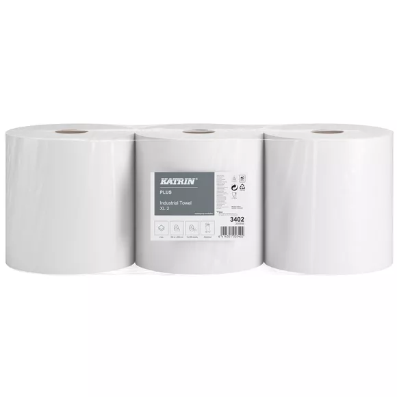 3402 Katrin Plus czyściwo papierowe XL 822 listki 2-warstwowe
