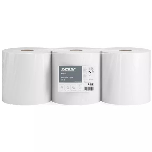 3402 Katrin Plus czyściwo papierowe XL 822 listki 2-warstwowe