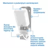 Dozownik do mydła i dezynfekcji z ramieniem dozującym Tork 564100 S4, białe ABS – higieniczne użytkowanie, zużycie materiałów