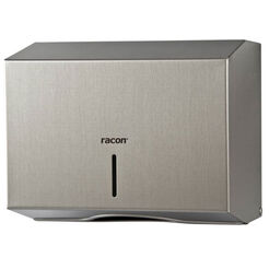 Folded paper towel dispenser stainless steel