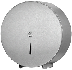 Dispensador de papel higiénico Sanitario, acero inoxidable mate