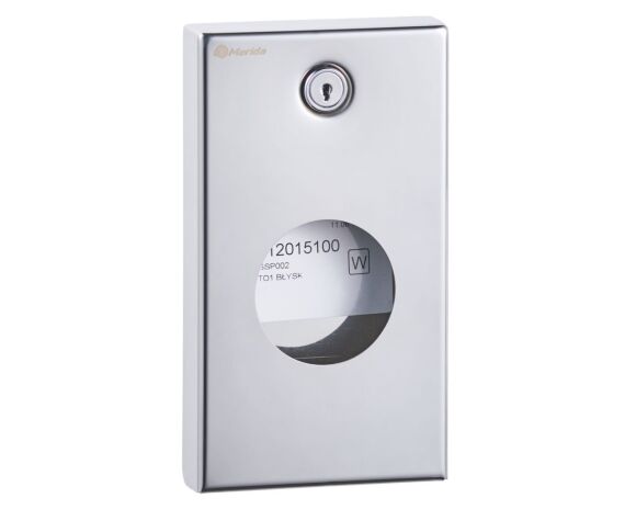 Podajnik torebek higienicznych Merida STELLA stal połysk