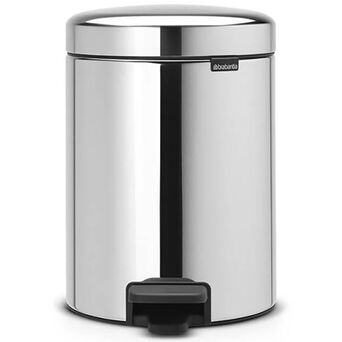 Waste bin 5 litres Merida NEWICON polished stainless steel