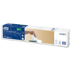 Servilletas para dispensador Xpressnap Snack decoradas con hojas blancas, 500 unidades.