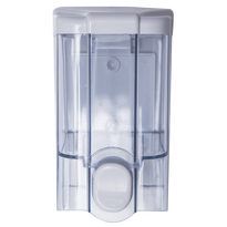 Dyspenser mydła ze zbiornikiem wielokrotnego napełniania Faneco JET przezroczysty