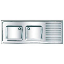 Zweikammer-Waschtisch KWC 600 × 1600 × 1200 mm