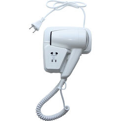 Hotel hair dryer white