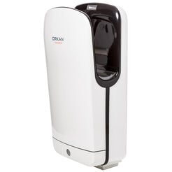 Secador de manos portátil Faneco ORKAN 2000 W, plástico ABS blanco