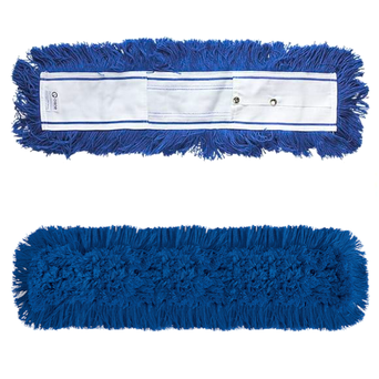 DUSTMOP 80cm acrylic blue dust mop for sweeping.