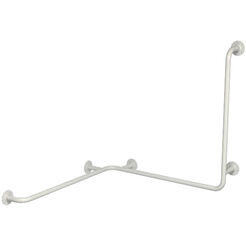 Dreiflügeliger Duschgriff rechts Ø 25 60 x 60 x 60 cm Faneco Stahl weiß