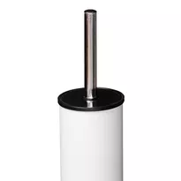 Szczotka toaletowa naścienna Faneco HIT WHITE stal biała