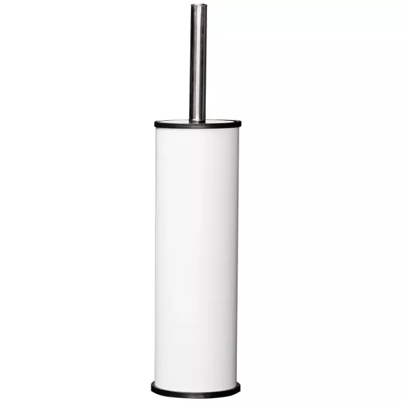 Szczotka do WC naścienna Faneco HIT WHITE stal biała