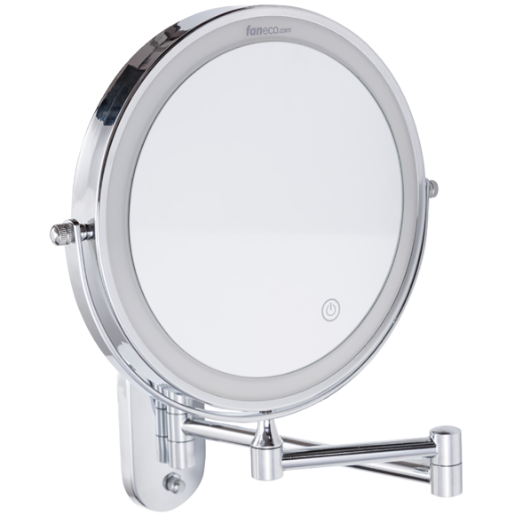 Hotelowe lustro łazienkowe z podświetleniem LED