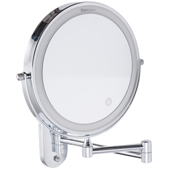 Zrcadlo do koupelny LED Faneco COMO mosaz chromované