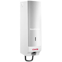 Dozownik kremu do rąk srebrny