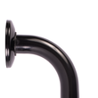 Uchwyt do łazienki dla niepełnosprawnych kątowy prawy fi 32 60 x 40 cm stalowy czarny Faneco