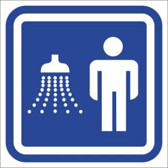 Türkennzeichnung - Herrendusche