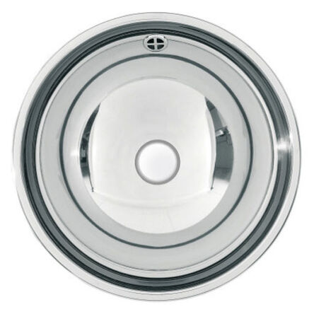 Umywalka stalowa okrągła RONDO RNDX360 mat