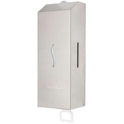 Faneco HIT liquid soap and disinfectant dispenser 1 liter, matte stainless steel